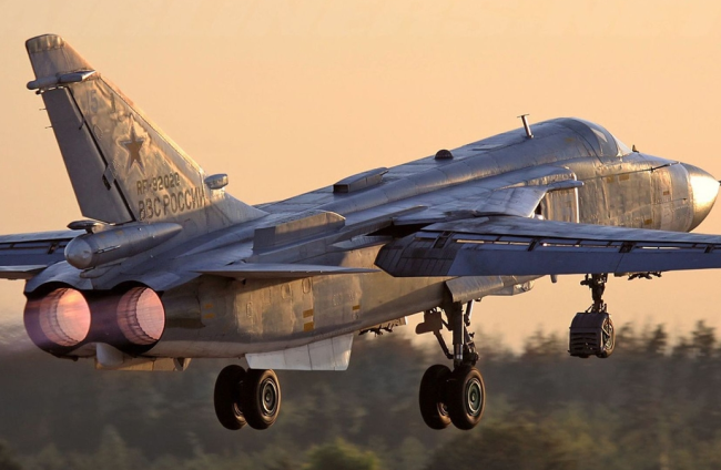 Russian Fighter Jet Crashes During Training Exercise