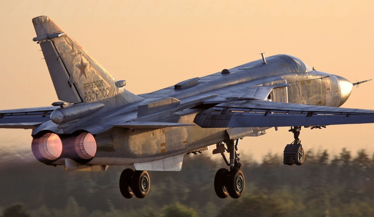 Russian Fighter Jet Crashes During Training Exercise